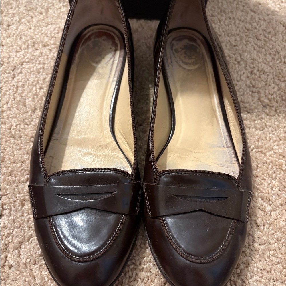 Cole Haan Dark Chocolate Leather Loafers